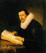 REMBRANDT Harmenszoon van Rijn A Scholar oil painting